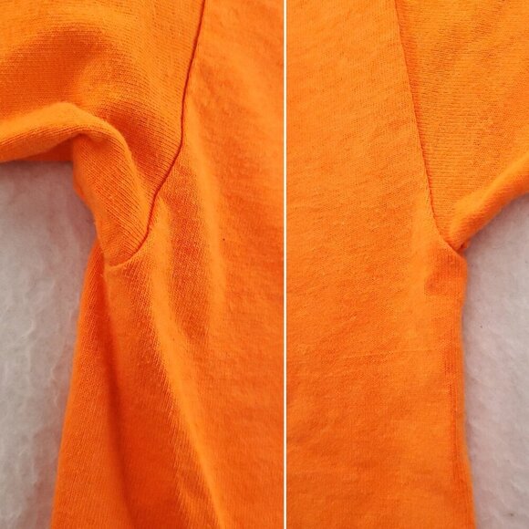 Harley Davidson T-Shirt Question Authority Richmond Virginia Bright Orange XL - Picture 10 of 11